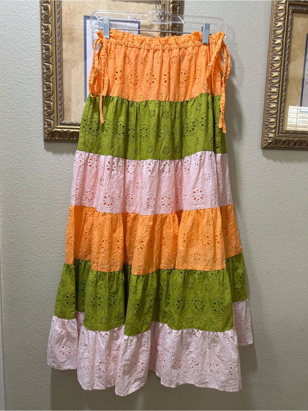 Anthropologie Hutch Size XXS Fantine Eyelet MIDI Skirt